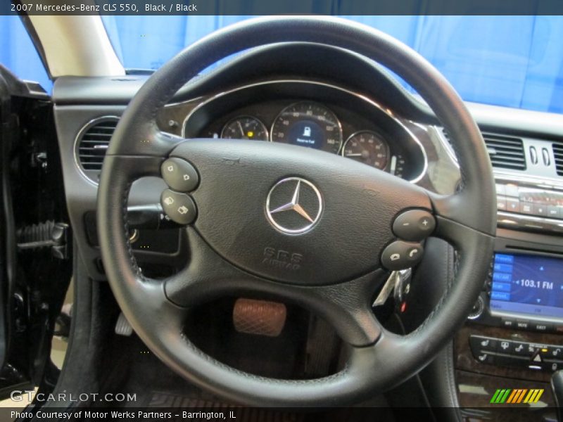 Black / Black 2007 Mercedes-Benz CLS 550