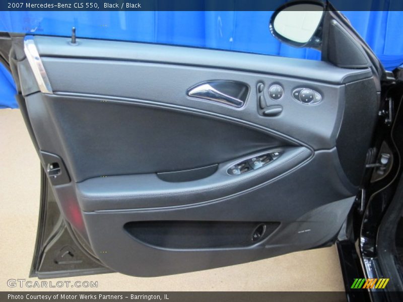 Black / Black 2007 Mercedes-Benz CLS 550