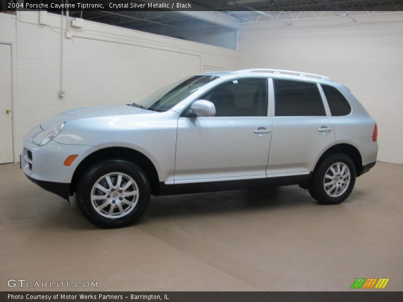 Crystal Silver Metallic / Black 2004 Porsche Cayenne Tiptronic