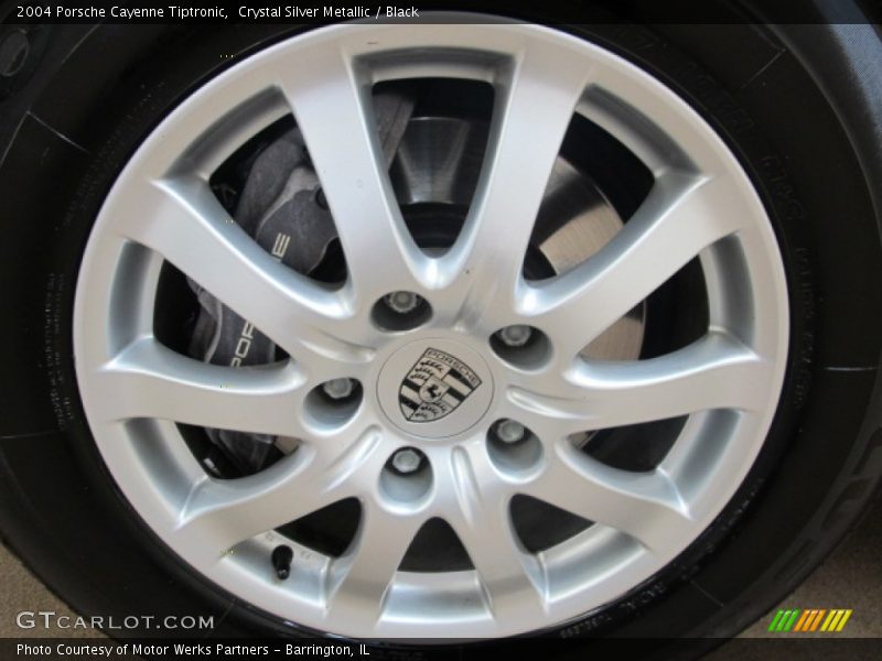 Crystal Silver Metallic / Black 2004 Porsche Cayenne Tiptronic