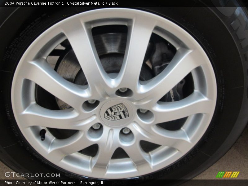 Crystal Silver Metallic / Black 2004 Porsche Cayenne Tiptronic