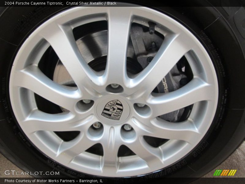 Crystal Silver Metallic / Black 2004 Porsche Cayenne Tiptronic