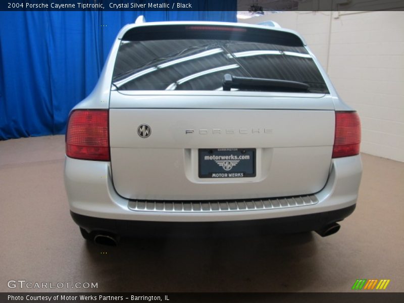 Crystal Silver Metallic / Black 2004 Porsche Cayenne Tiptronic