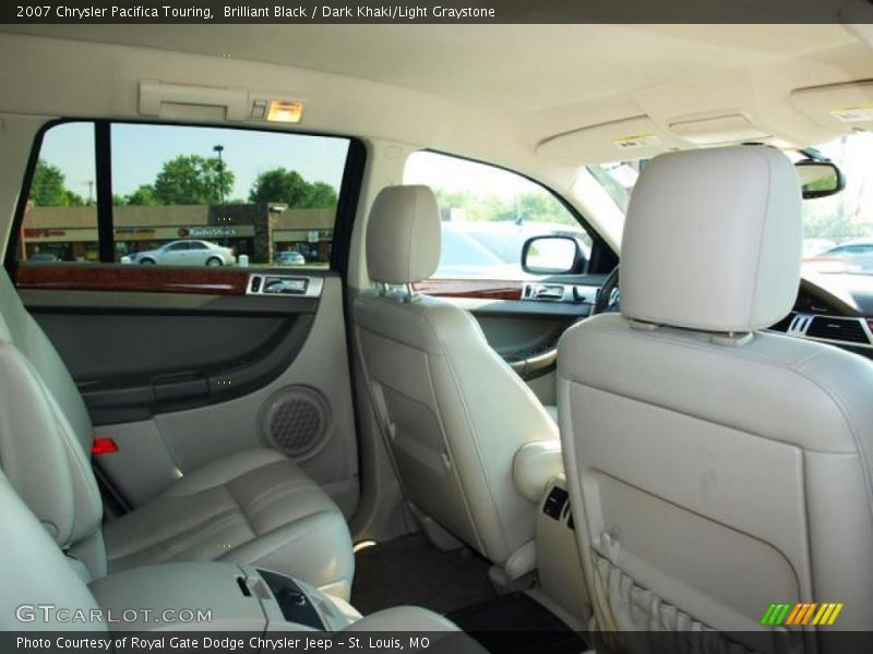 Brilliant Black / Dark Khaki/Light Graystone 2007 Chrysler Pacifica Touring