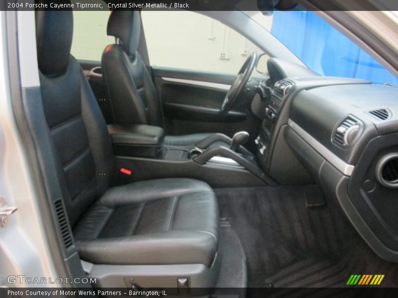 Crystal Silver Metallic / Black 2004 Porsche Cayenne Tiptronic