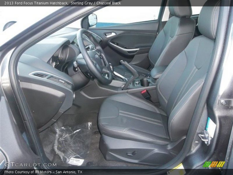 Sterling Gray / Charcoal Black 2013 Ford Focus Titanium Hatchback