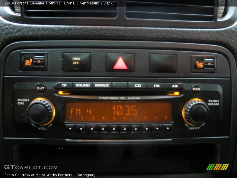 Crystal Silver Metallic / Black 2004 Porsche Cayenne Tiptronic
