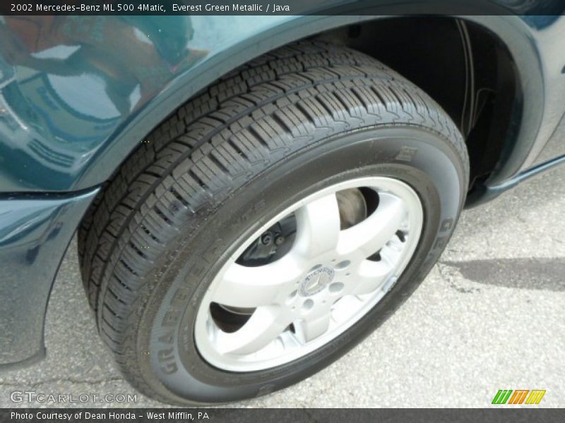 Everest Green Metallic / Java 2002 Mercedes-Benz ML 500 4Matic