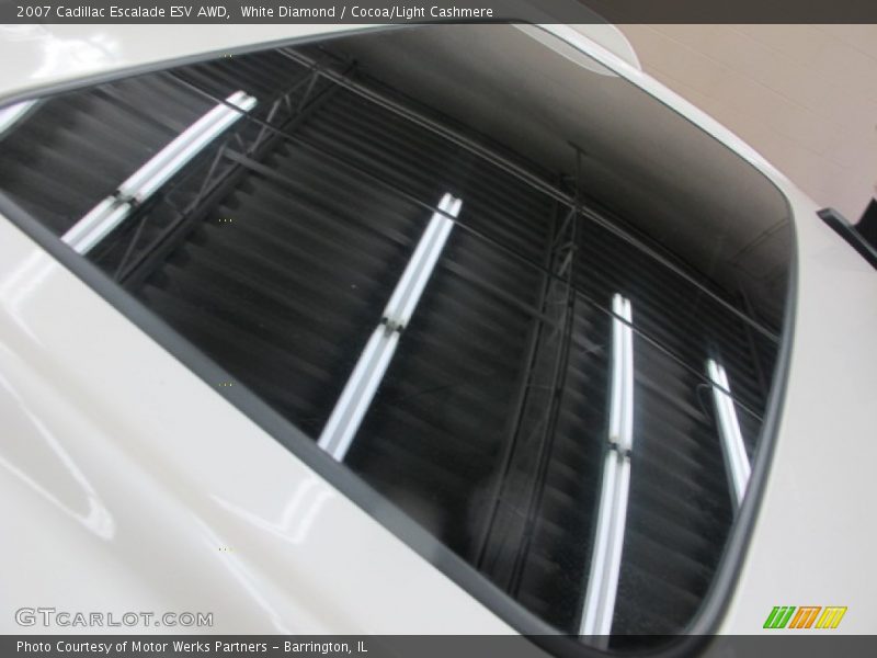 White Diamond / Cocoa/Light Cashmere 2007 Cadillac Escalade ESV AWD
