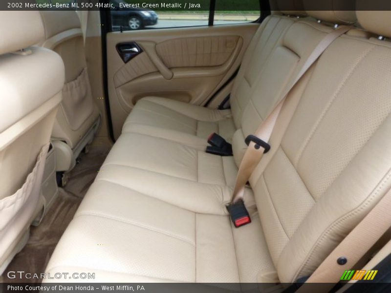 Everest Green Metallic / Java 2002 Mercedes-Benz ML 500 4Matic