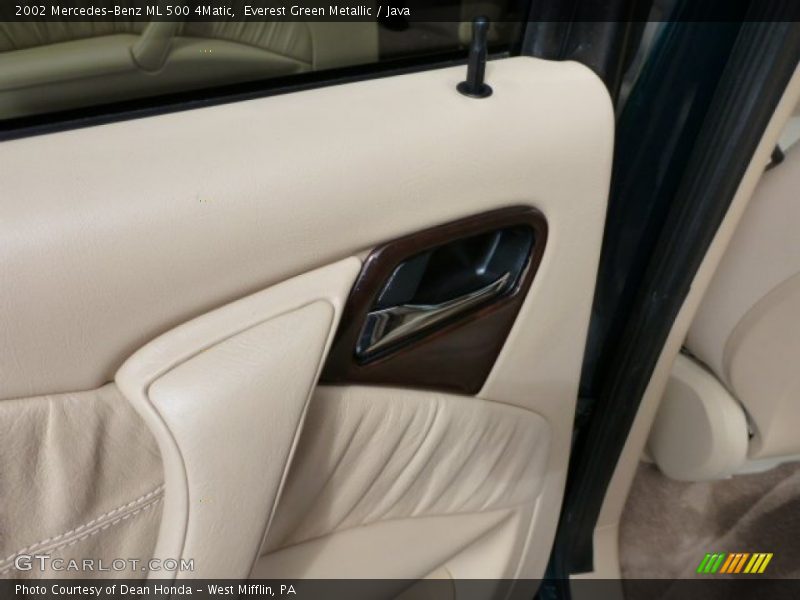 Everest Green Metallic / Java 2002 Mercedes-Benz ML 500 4Matic