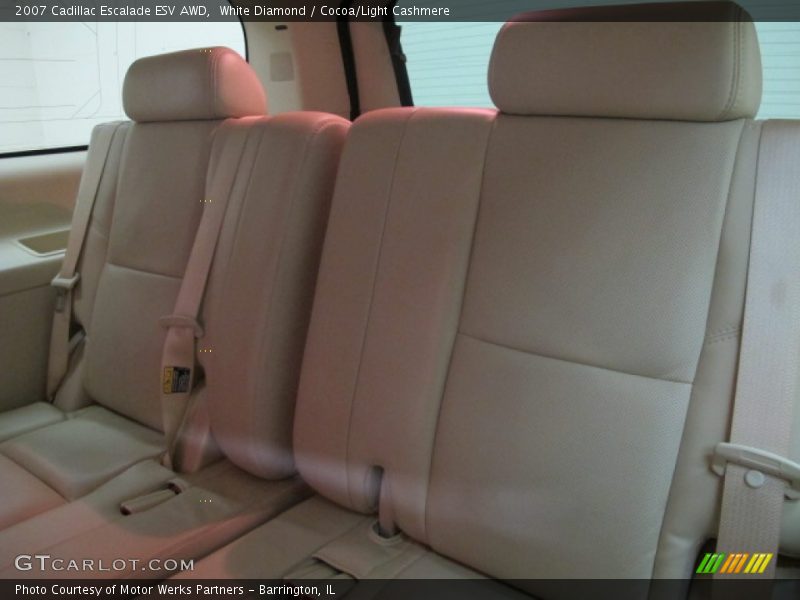 White Diamond / Cocoa/Light Cashmere 2007 Cadillac Escalade ESV AWD