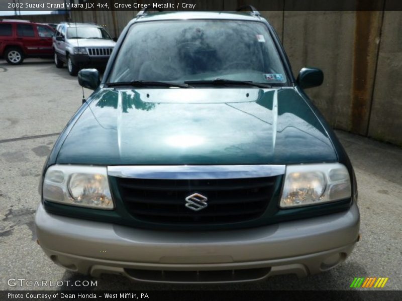 Grove Green Metallic / Gray 2002 Suzuki Grand Vitara JLX 4x4