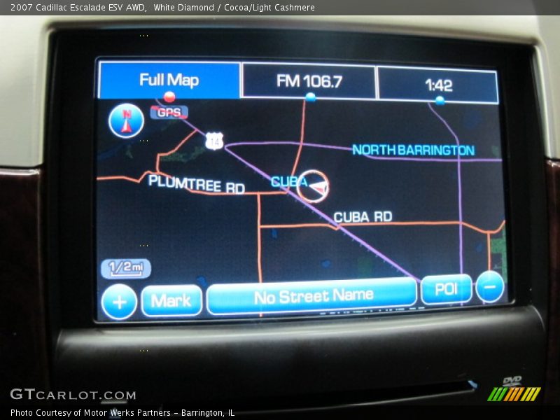 White Diamond / Cocoa/Light Cashmere 2007 Cadillac Escalade ESV AWD