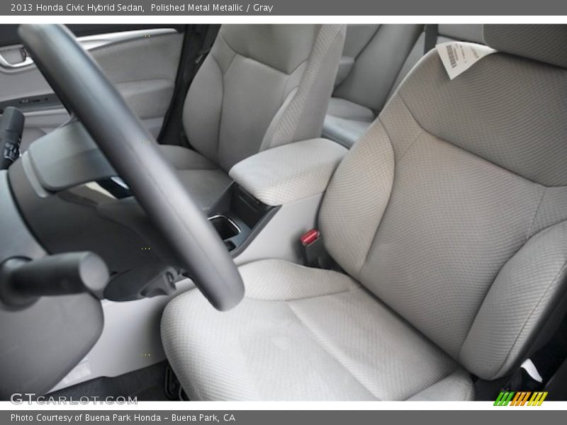 Polished Metal Metallic / Gray 2013 Honda Civic Hybrid Sedan