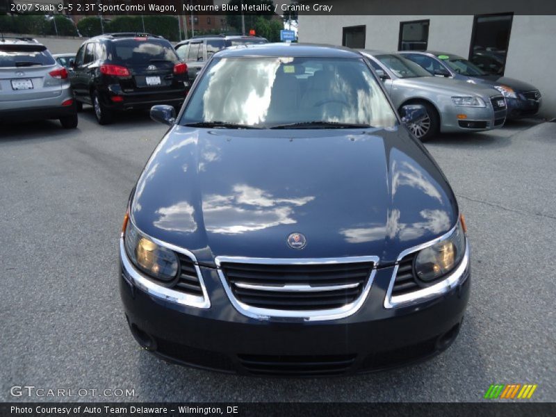 Nocturne Blue Metallic / Granite Gray 2007 Saab 9-5 2.3T SportCombi Wagon