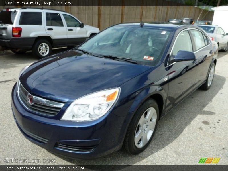 Deep Blue / Gray 2009 Saturn Aura XE
