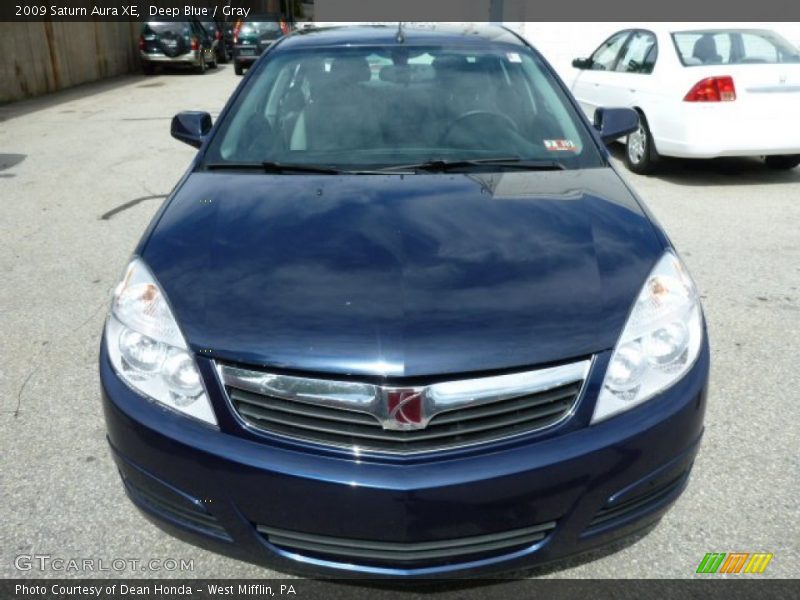 Deep Blue / Gray 2009 Saturn Aura XE