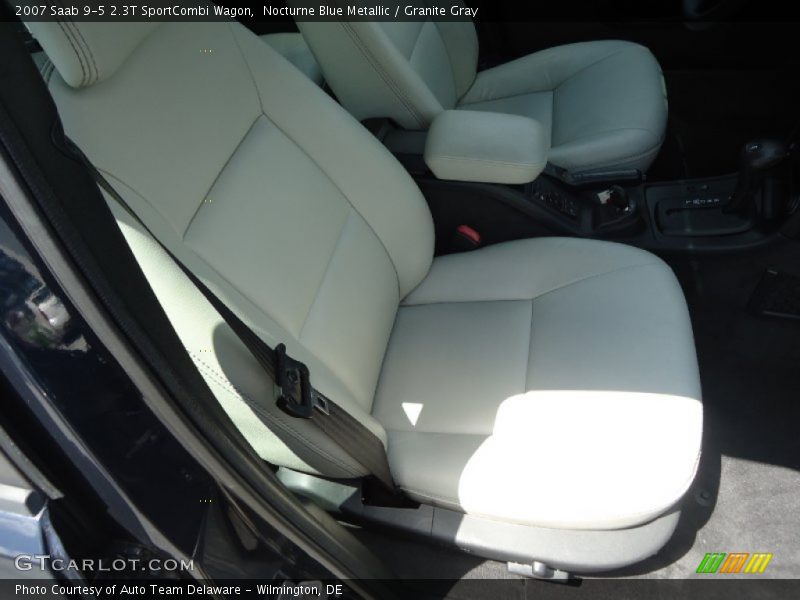 Nocturne Blue Metallic / Granite Gray 2007 Saab 9-5 2.3T SportCombi Wagon
