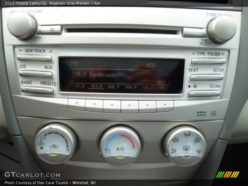 Magnetic Gray Metallic / Ash 2011 Toyota Camry LE