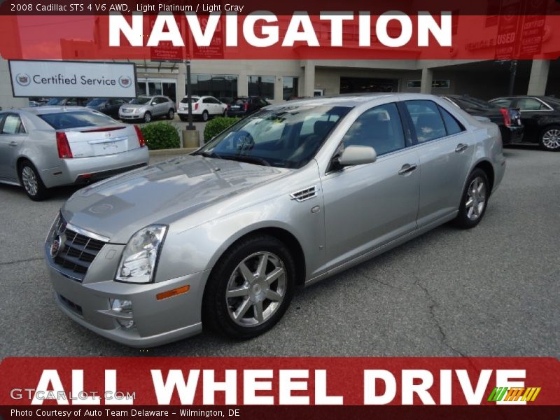 Light Platinum / Light Gray 2008 Cadillac STS 4 V6 AWD