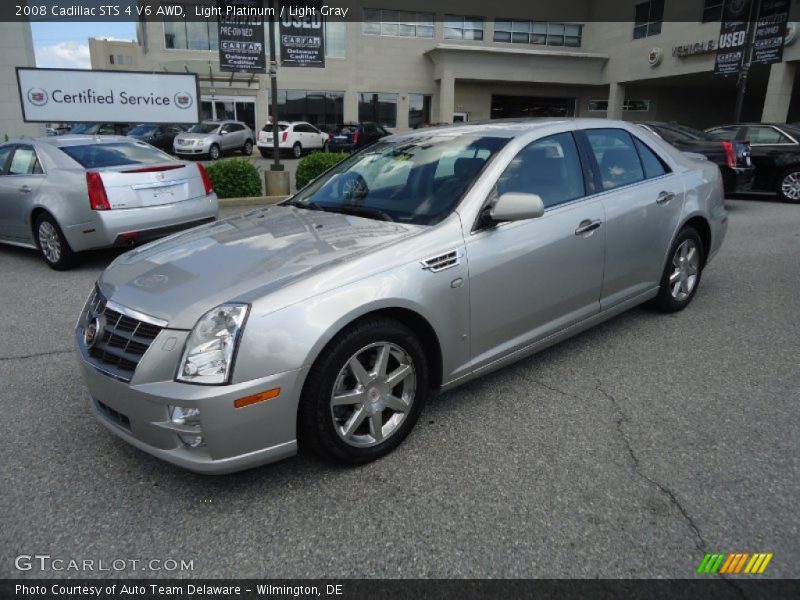 Light Platinum / Light Gray 2008 Cadillac STS 4 V6 AWD
