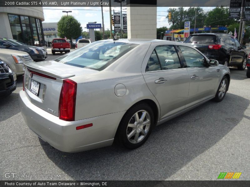 Light Platinum / Light Gray 2008 Cadillac STS 4 V6 AWD