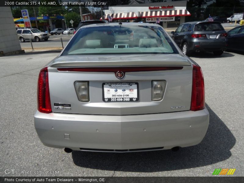 Light Platinum / Light Gray 2008 Cadillac STS 4 V6 AWD