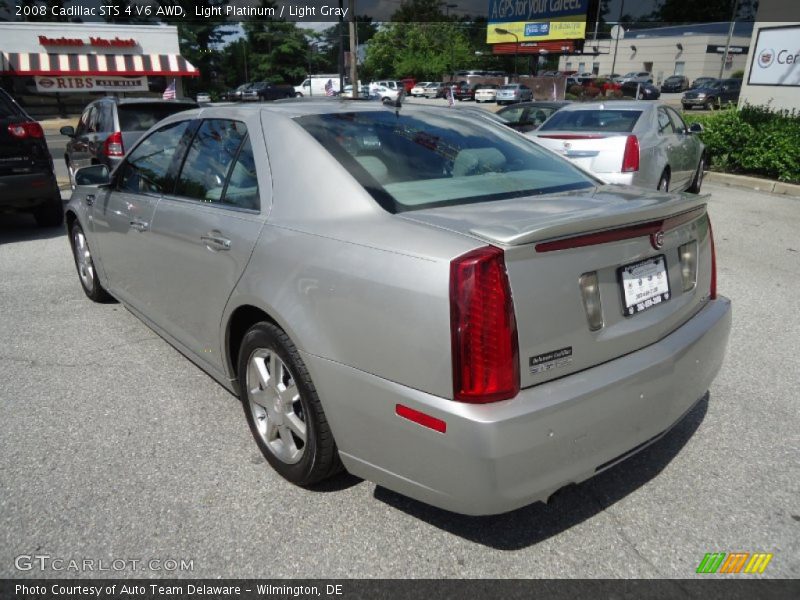 Light Platinum / Light Gray 2008 Cadillac STS 4 V6 AWD