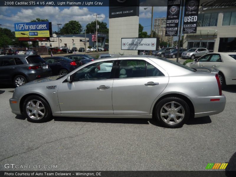 Light Platinum / Light Gray 2008 Cadillac STS 4 V6 AWD