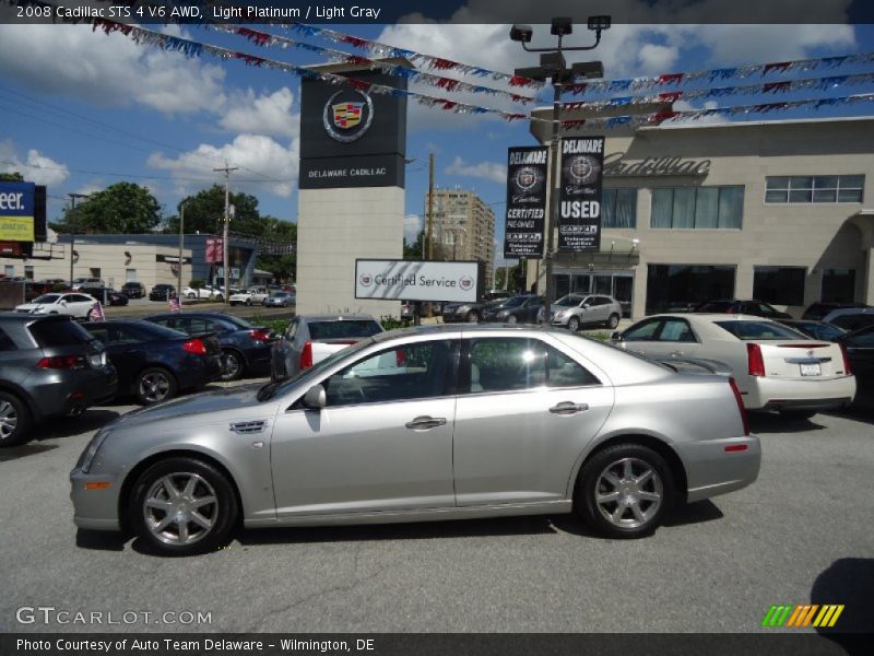 Light Platinum / Light Gray 2008 Cadillac STS 4 V6 AWD