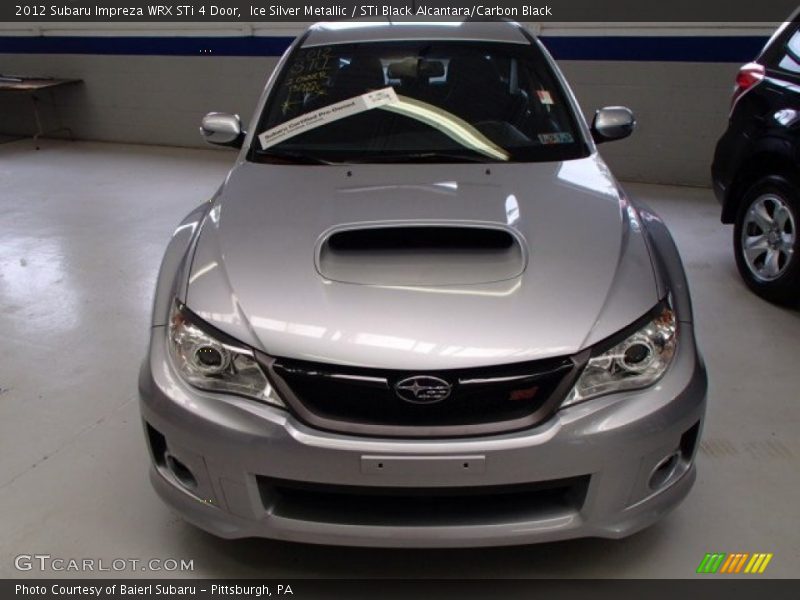 Ice Silver Metallic / STi Black Alcantara/Carbon Black 2012 Subaru Impreza WRX STi 4 Door