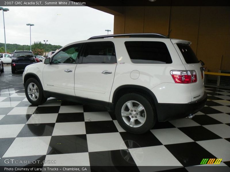 Summit White / Titanium 2007 GMC Acadia SLT