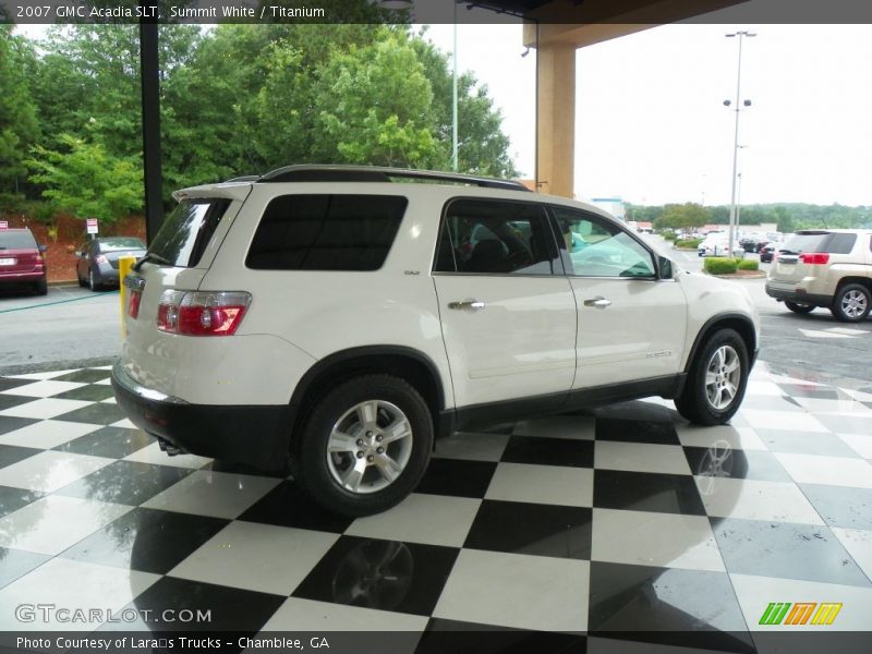 Summit White / Titanium 2007 GMC Acadia SLT