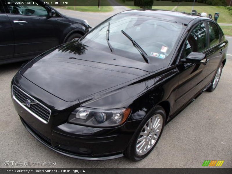Black / Off Black 2006 Volvo S40 T5
