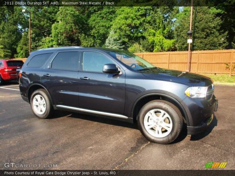 Maximum Steel Metallic / Black 2013 Dodge Durango SXT AWD