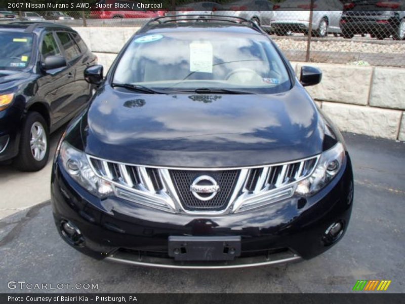 Super Black / Charcoal 2007 Nissan Murano S AWD