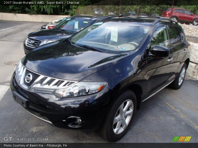 Super Black / Charcoal 2007 Nissan Murano S AWD