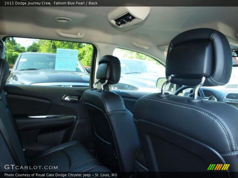 Fathom Blue Pearl / Black 2013 Dodge Journey Crew