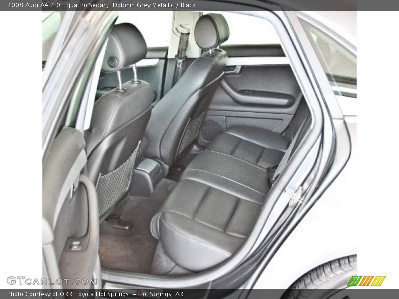 Dolphin Grey Metallic / Black 2008 Audi A4 2.0T quattro Sedan