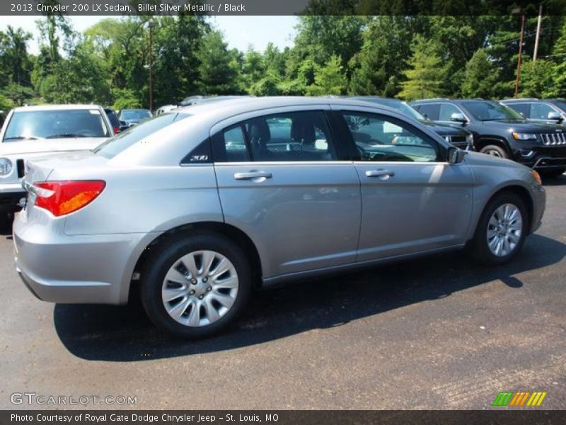 Billet Silver Metallic / Black 2013 Chrysler 200 LX Sedan