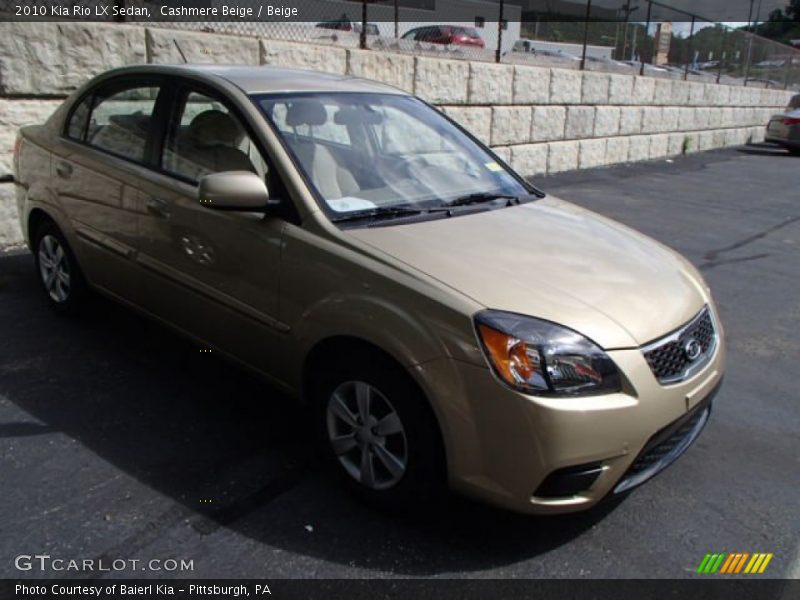 Cashmere Beige / Beige 2010 Kia Rio LX Sedan