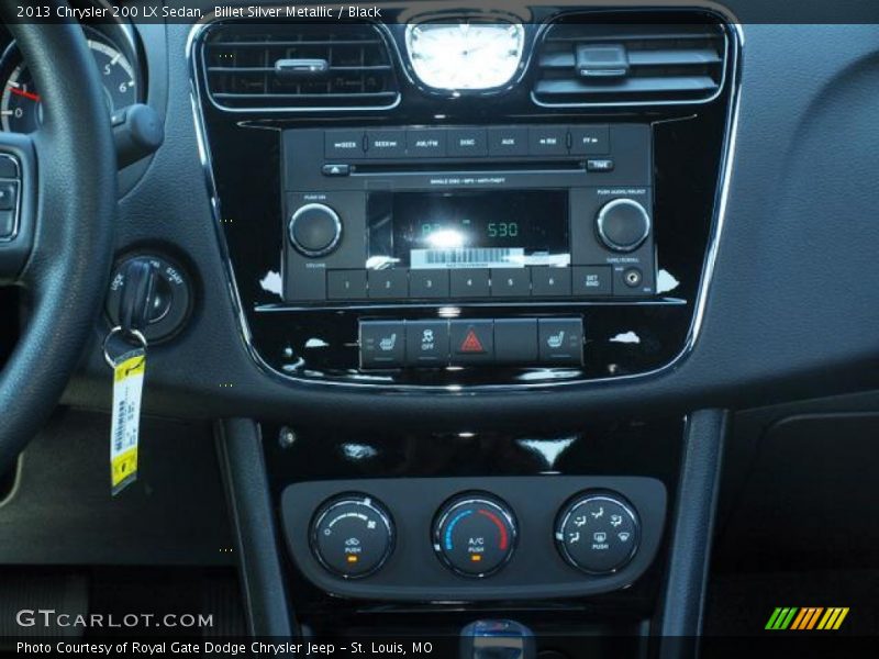 Billet Silver Metallic / Black 2013 Chrysler 200 LX Sedan