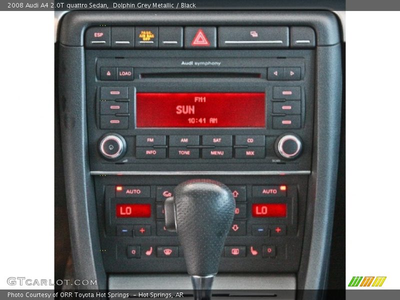 Dolphin Grey Metallic / Black 2008 Audi A4 2.0T quattro Sedan