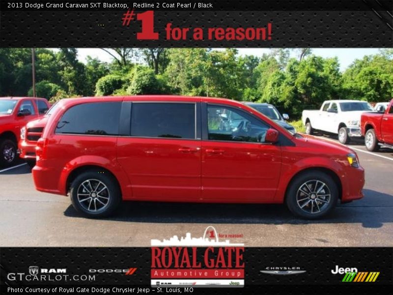 Redline 2 Coat Pearl / Black 2013 Dodge Grand Caravan SXT Blacktop