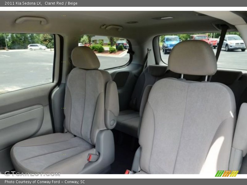Claret Red / Beige 2011 Kia Sedona LX