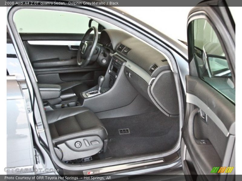Dolphin Grey Metallic / Black 2008 Audi A4 2.0T quattro Sedan