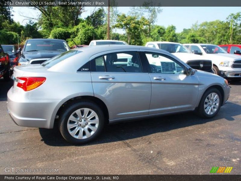Billet Silver Metallic / Black 2013 Chrysler 200 LX Sedan