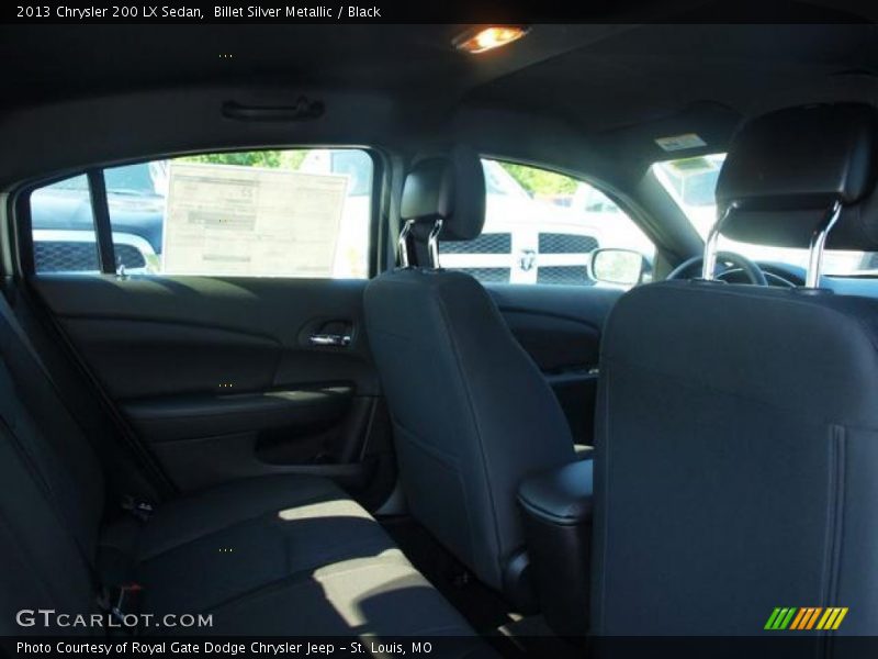 Billet Silver Metallic / Black 2013 Chrysler 200 LX Sedan