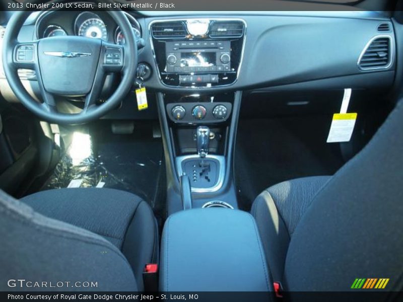 Billet Silver Metallic / Black 2013 Chrysler 200 LX Sedan